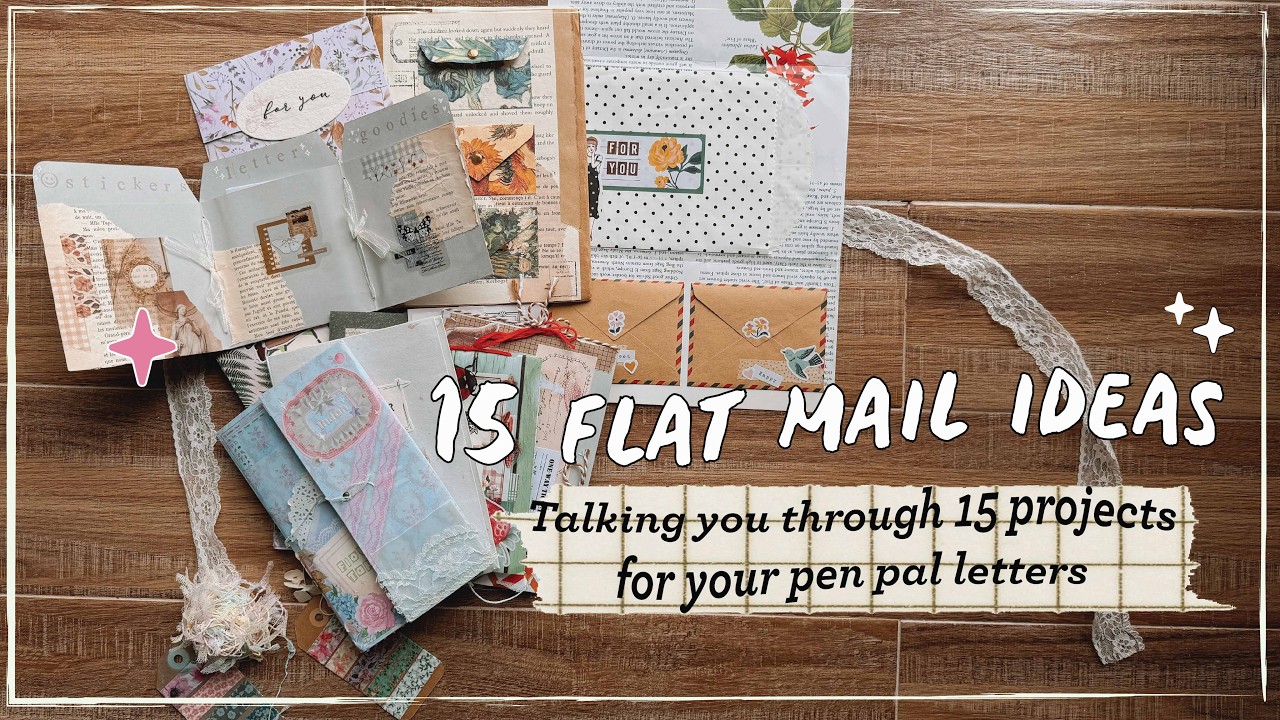 15 flat mail Ideas for Pen Pal Letters 💌 - mails from my pen pals 📮