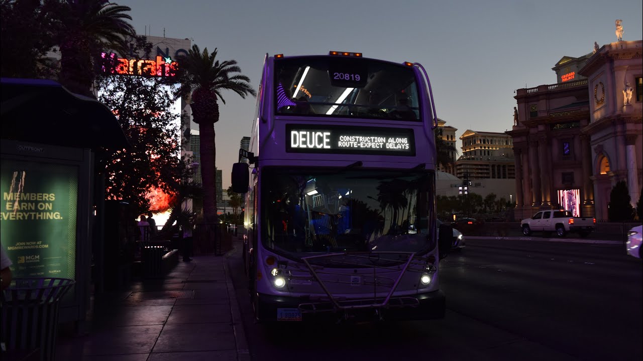 RTC Las Vegas Transit: On Board 2020 Alexander Dennis Enviro500 #20819 - The DEUCE