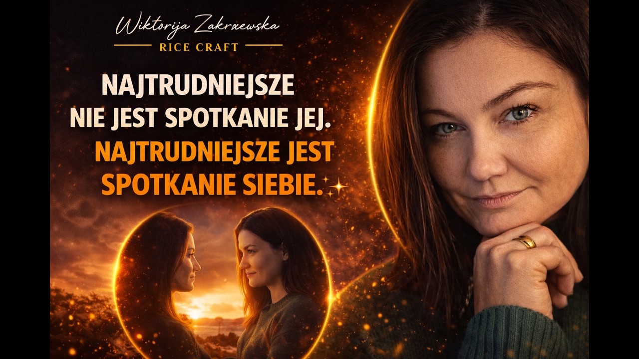Najtrudniejsze nie jest spotkanie jej.Najtrudniejsze jest spotkanie siebie.