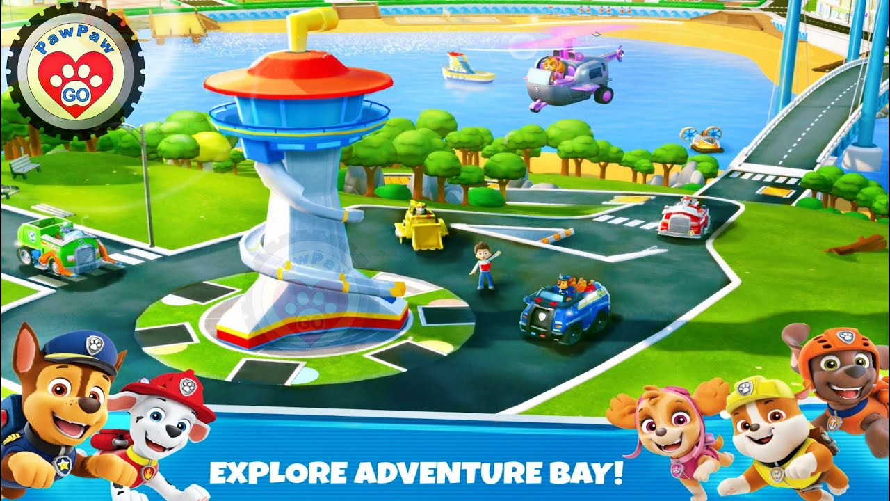 Paw Patrol Rescue World -  Big Map Play #2 - Budge Studios