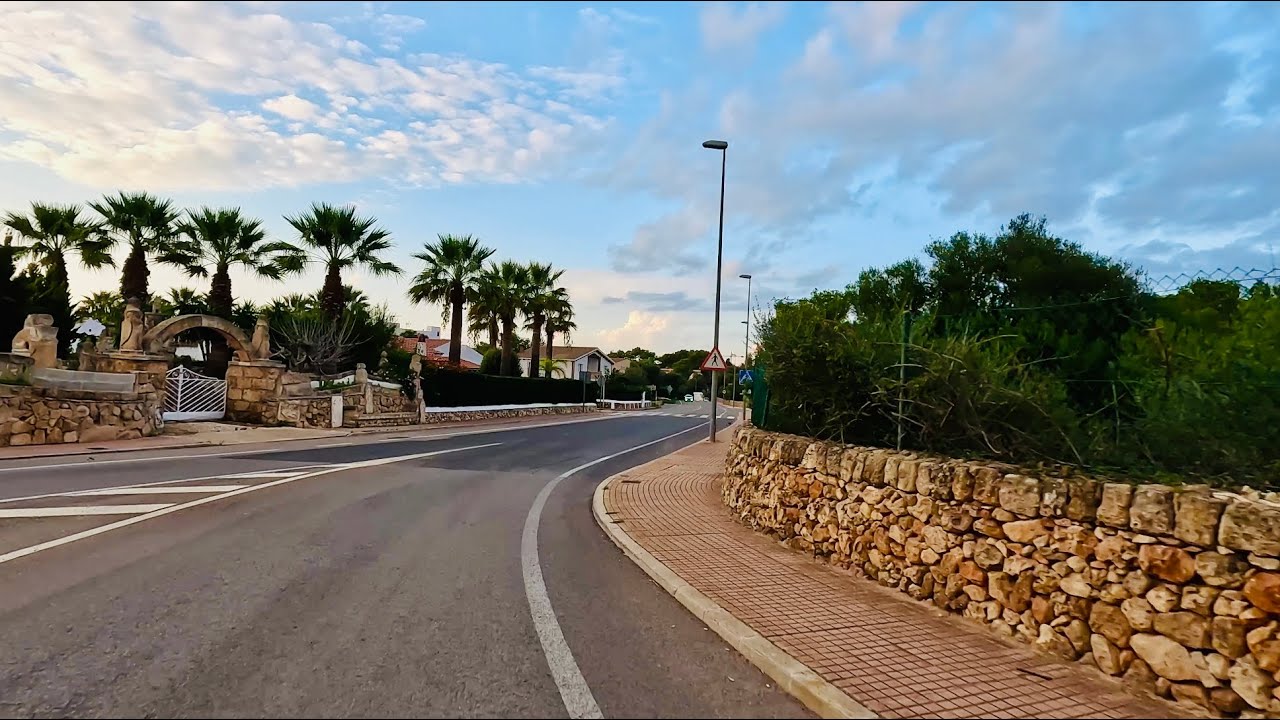Driving to 🏖️Macarella Beach Menorca Spain / 4K UHD
