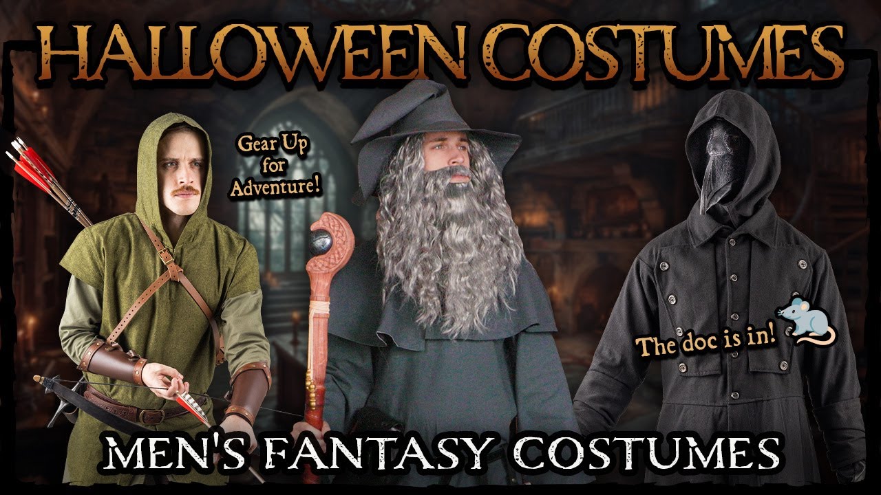 Gear Up for Adventure! | Men's Fantasy Halloween Costumes 2025