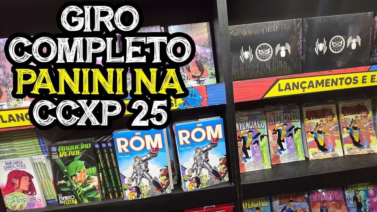 🧨GIRO COMPLETO PELA PANINI com os QUADRINHOS EXCLUSIVOS da CCXP 2025