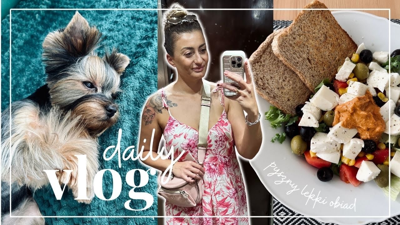 DAILY VLOG🔥: IDEALNY OBIAD NA UPAŁY🥗NOWA FRYZURA🐶NIEUDANE ZAMÓWIENIE SINSAY |RozgadanaTv