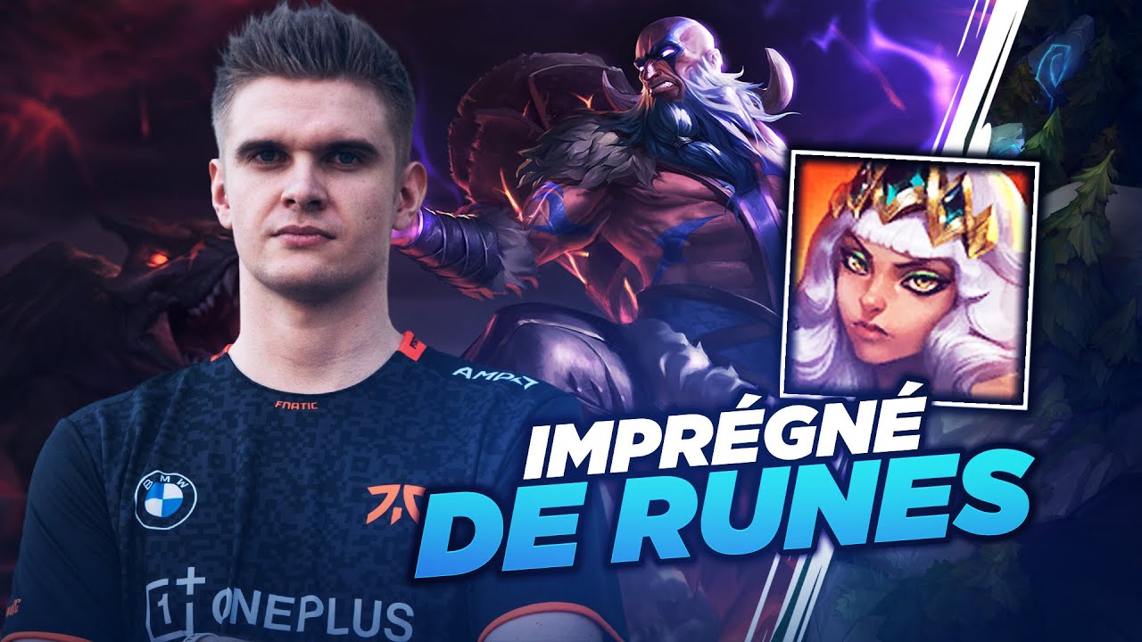 RHOBALAS : SMURF NO VEL'KOZ | IMPRÉGNÉ DE RUNES - RYZE VS QIYANA | LOL FR