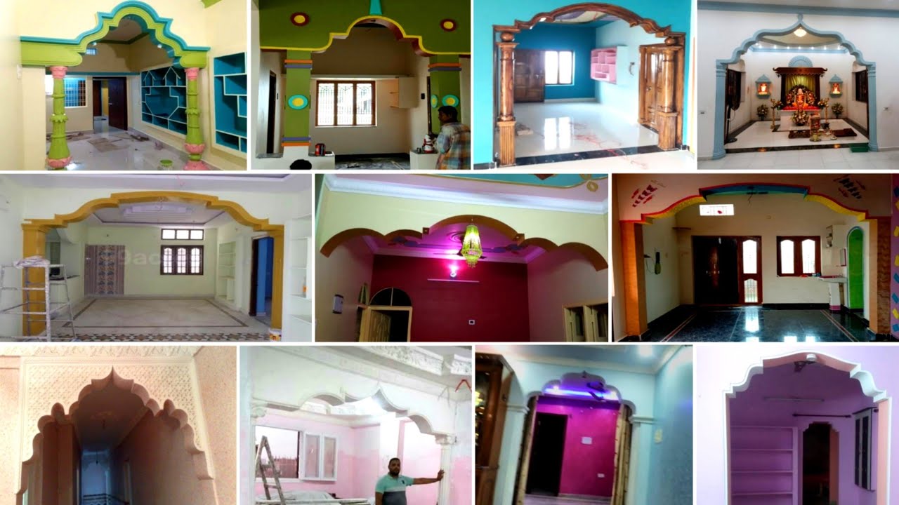 90 Beautiful Cement Arch Designs Latest Hall Arch Designs // Village Construction