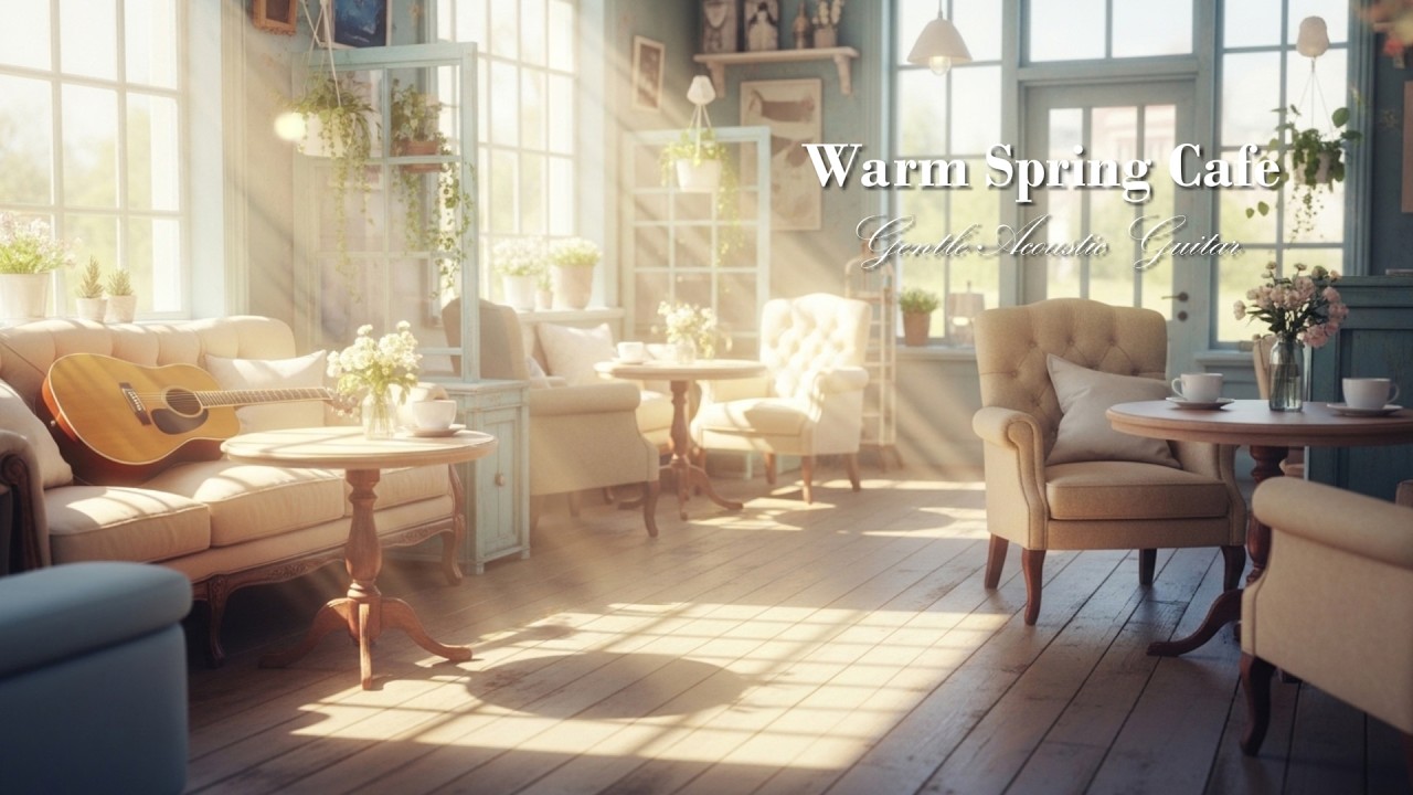 Warm Spring Cafe | 부드러운 어쿠스틱 기타 카페 음악