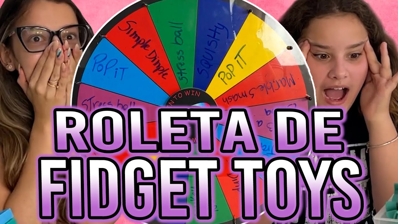 TROCA DE FIDGET TOYS- TROCANDO FIDGET TOYS COM A ROLETA ft: @FamilyFun5