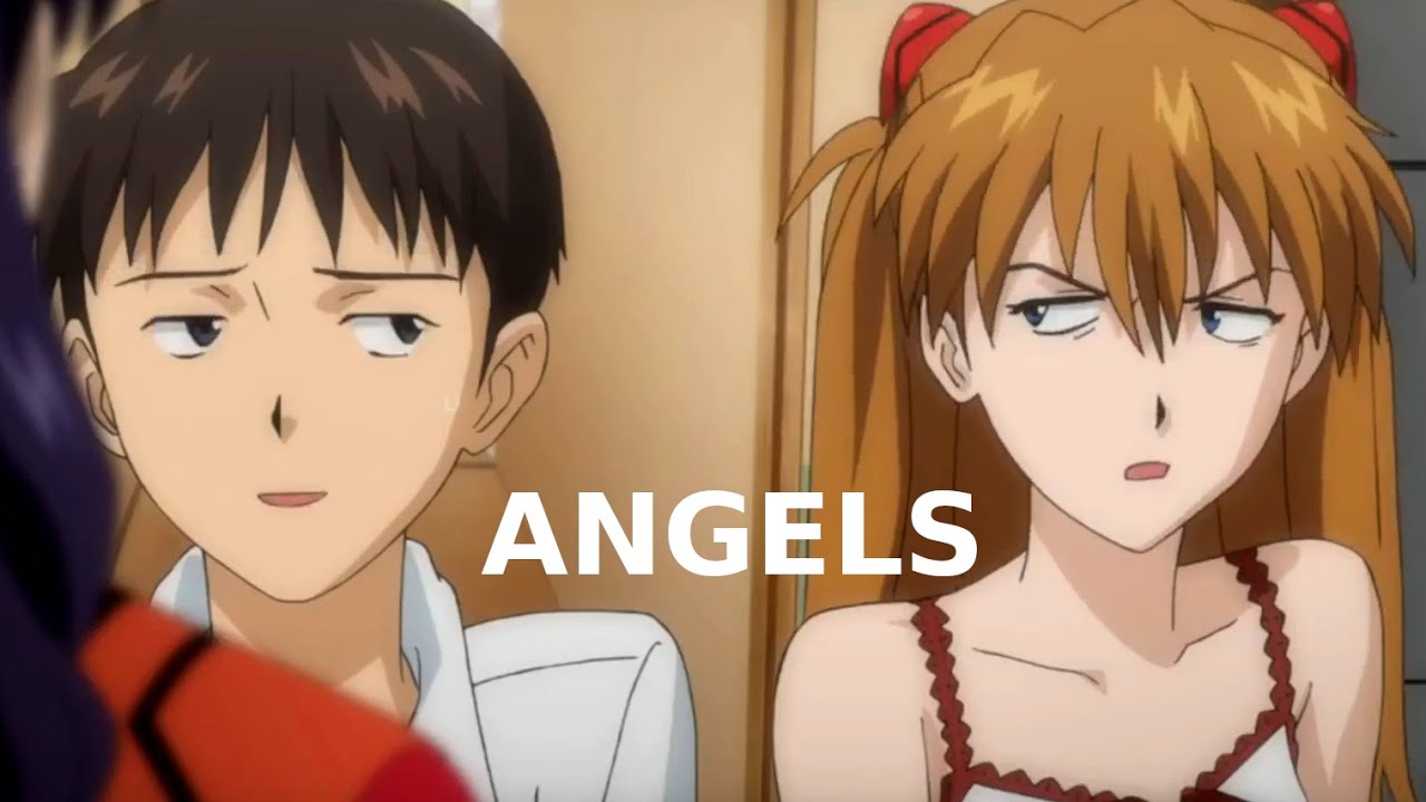 Neon Genesis Evangelion AMV- Shinji x Asuka - Angels