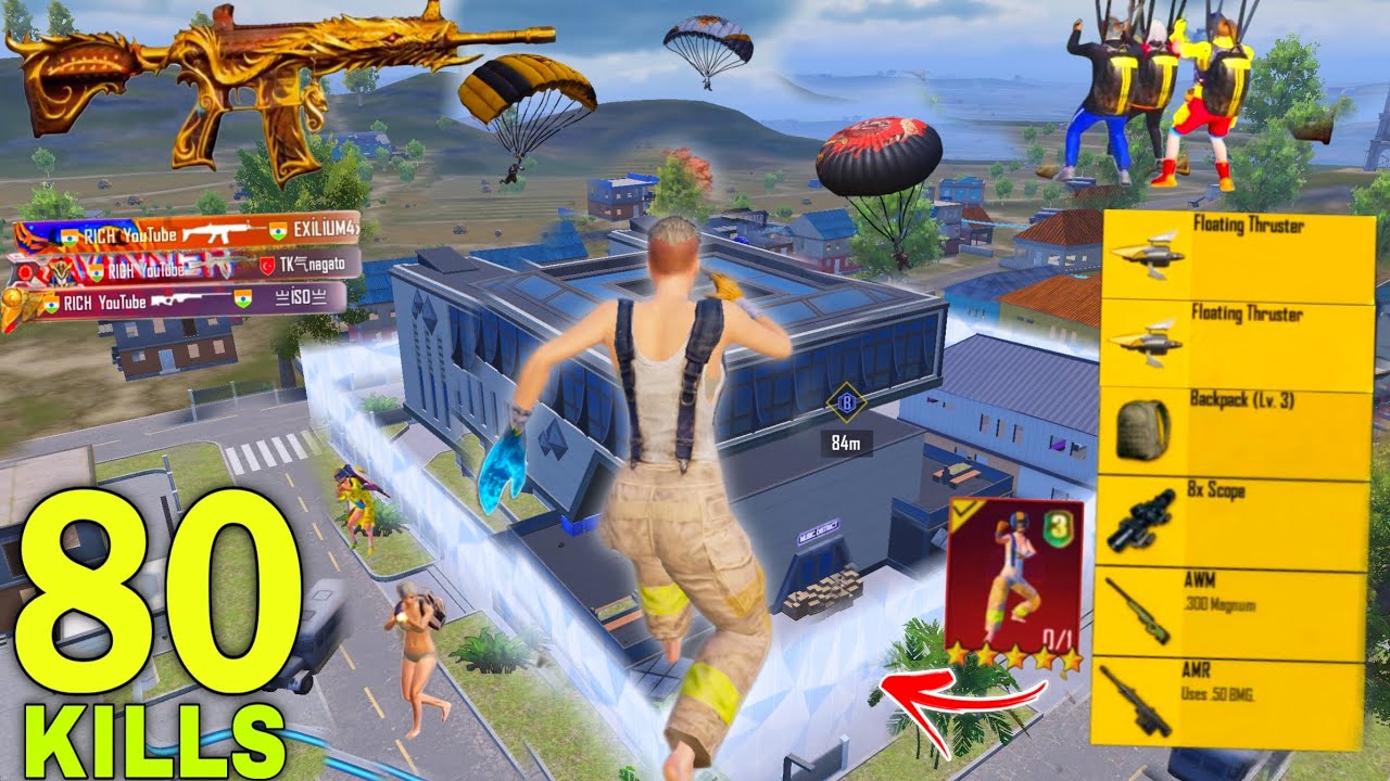 80 Kills🔥 IN 20 MINUTES NEW HARDEST GAMEPLAY 🥵 Pubg mobile