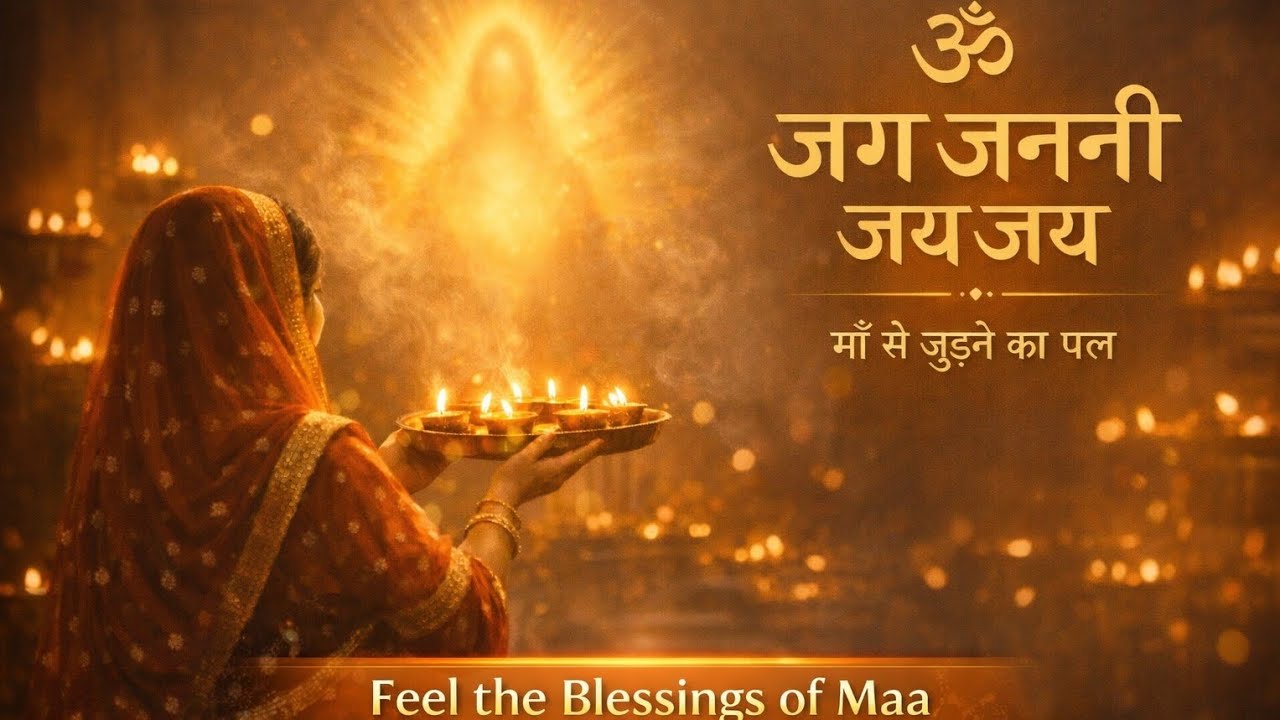 ॐ जग जननी जय जय 🙏शांति का दीप, माँ का नाम-भक्ति जो दिल छू जाए🙏 Feel Maa’s Divine Presence🙏