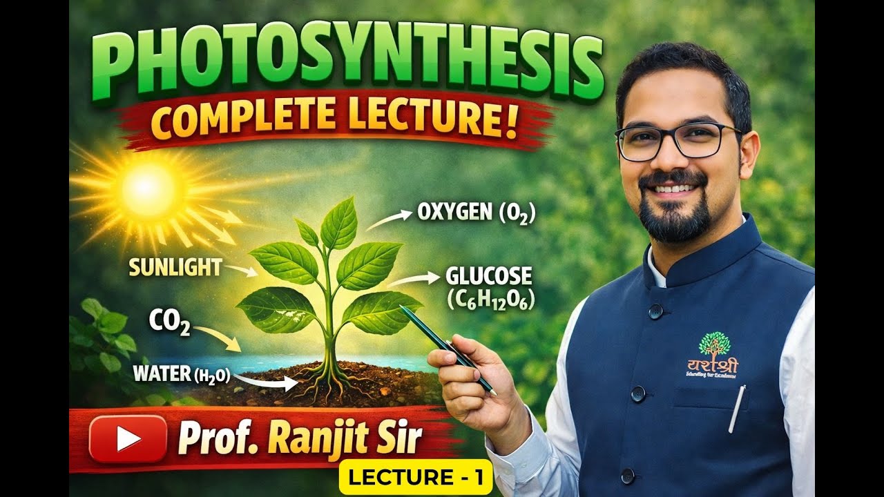 Class 11 Biology - Photosynthesis | Lecture 1 | Experiments Related with Photosynthesis Explained