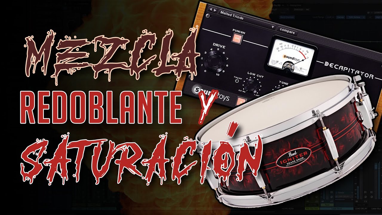 Mezcla de Redoblante con SATURACIÓN 🔥🥁 METAL!!!