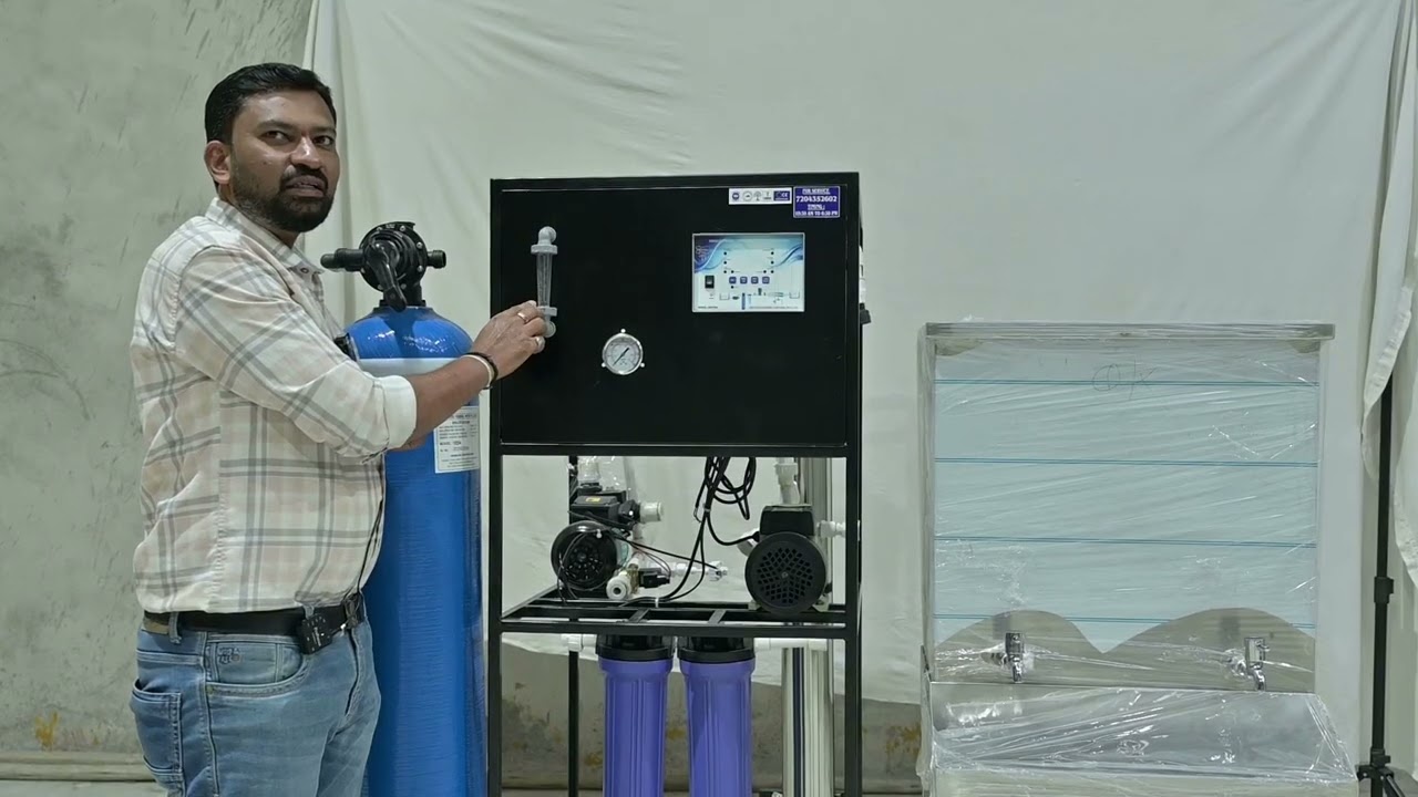 250LPH RO Plant Demo