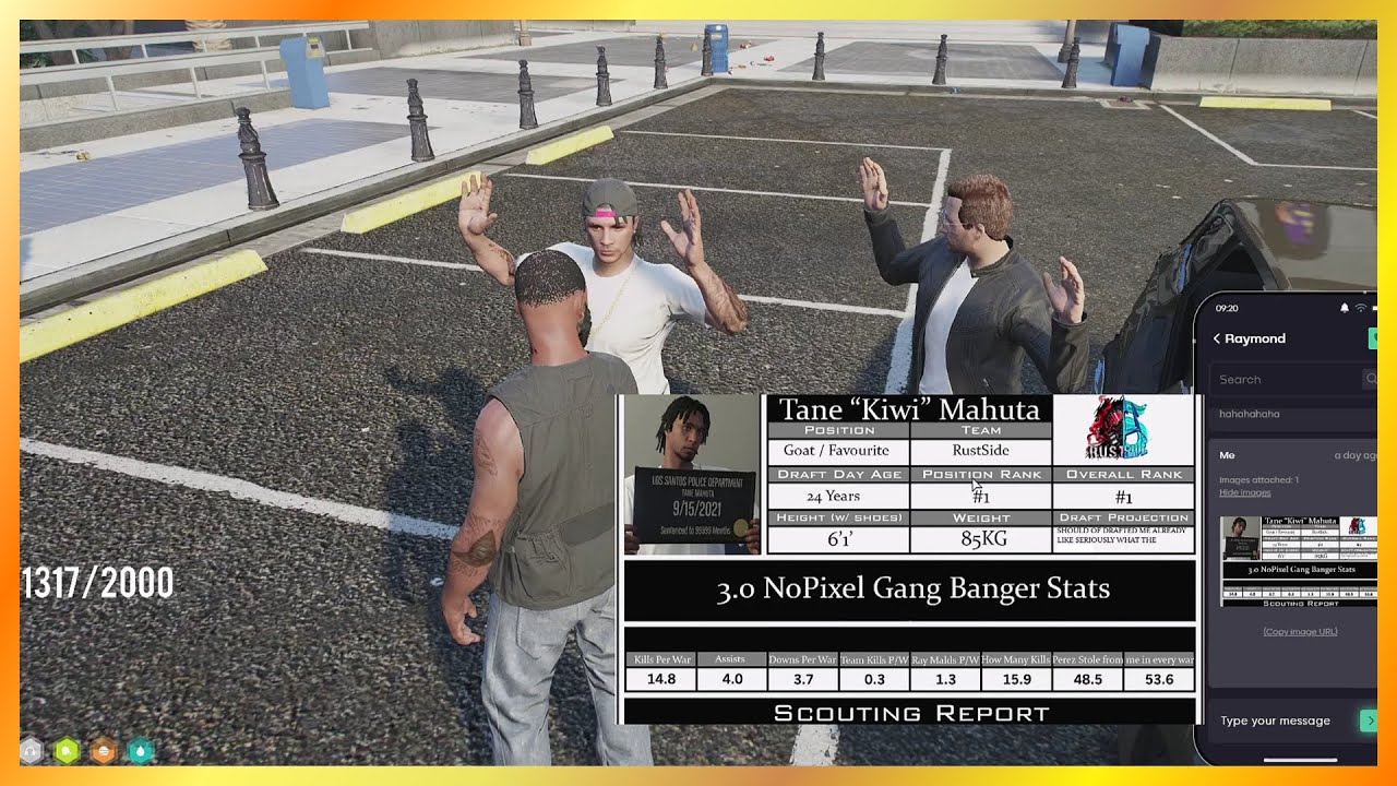 4HEAD Reacts To Kiwi's Resume And Stats | NoPixel 4.0 GTA RP
