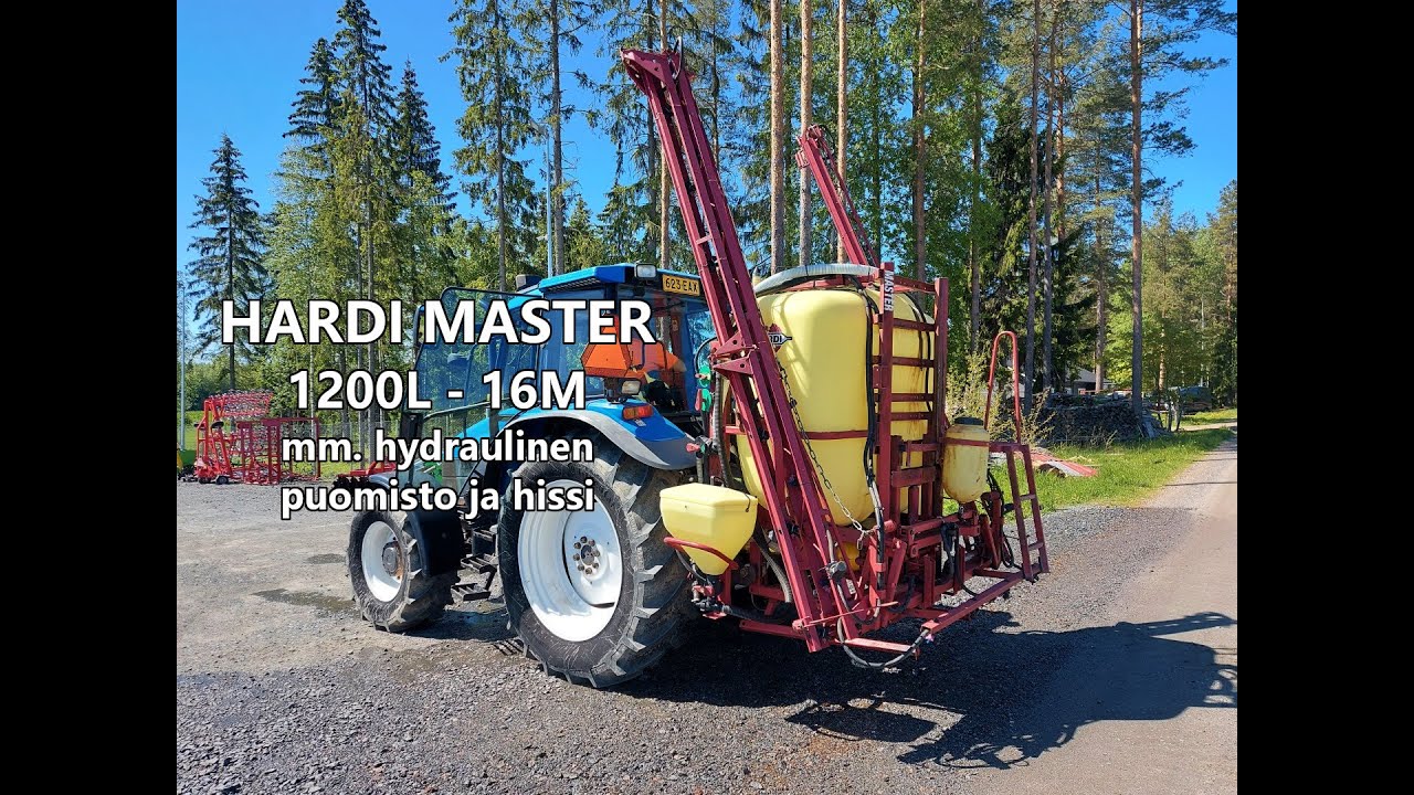 Hardi Master kasvinsuojeluruisku - 1200L - 16m