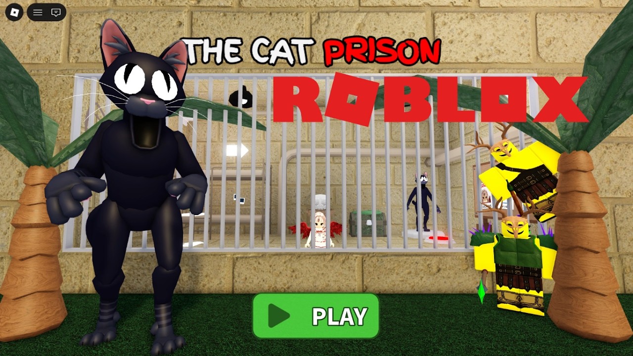 Roblox Gameplay Walkthrough🧙‍♀️99 NIGHTS IN FOREST CAT Prison Run (OBBY) #gamres #gameplay #roblox