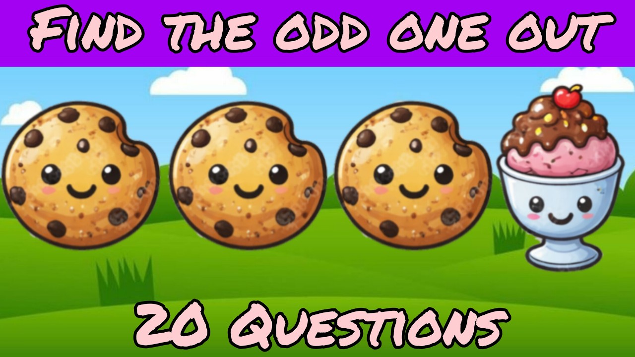 Find the Odd one Out 🤔 | Fun Puzzle Game for Kids 🎉