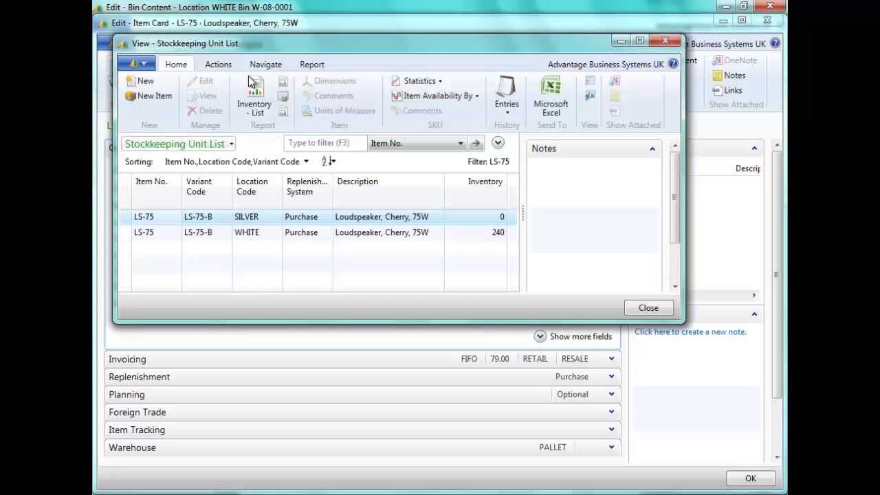 Microsoft Dynamics NAV 2013 Warehouse and Inventory Management / Supply Chain Management Module