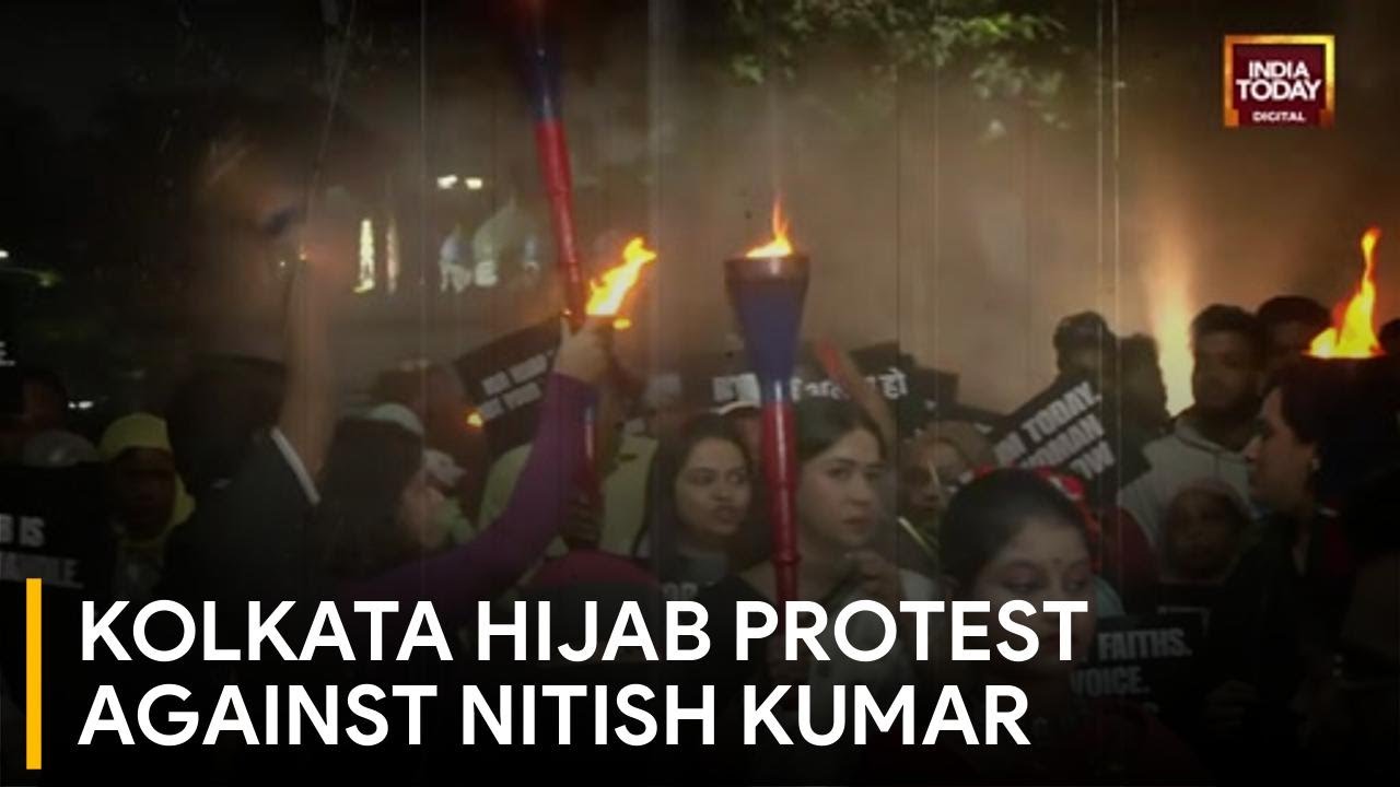 Kolkata Hijab Protest: Women March After Nitish Kumar Row | &lsquo;Mera Hijab Meri Pasand&rsquo; | India Today