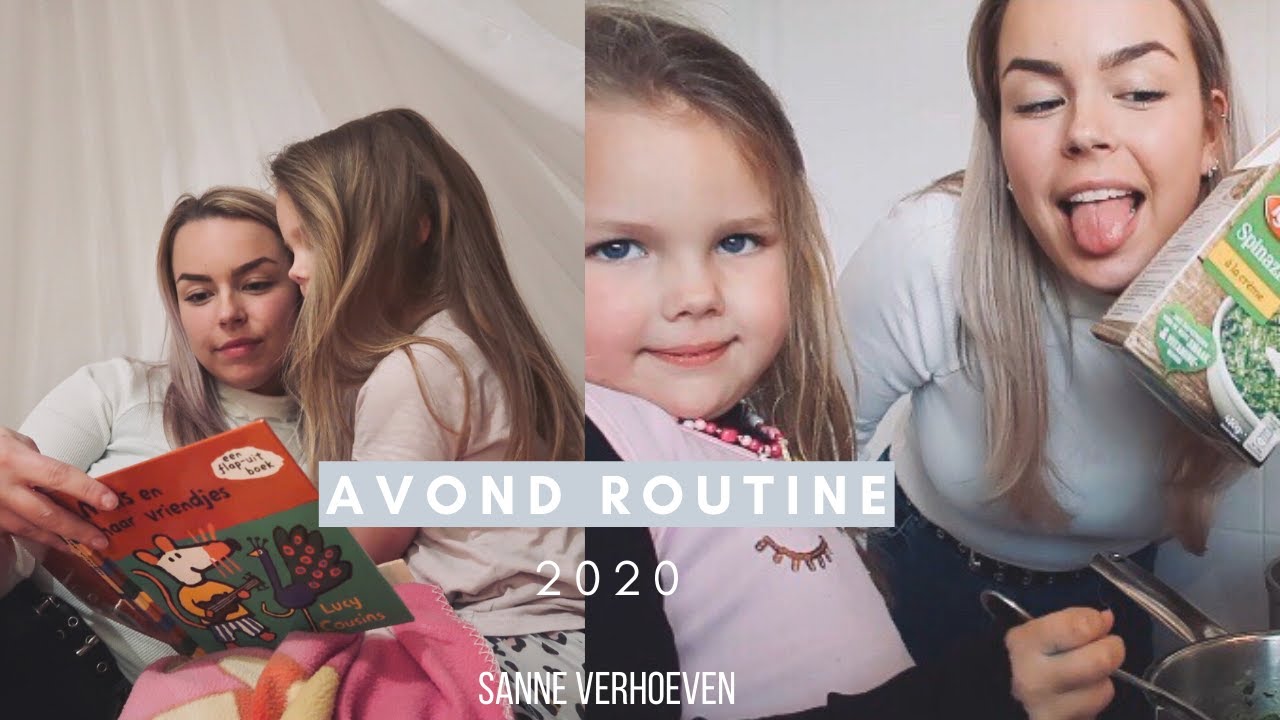 Jonge mama AVOND ROUTINE met vriend en kleuter 👨‍👩‍👧🌙  ❋ Sanne Verhoeven