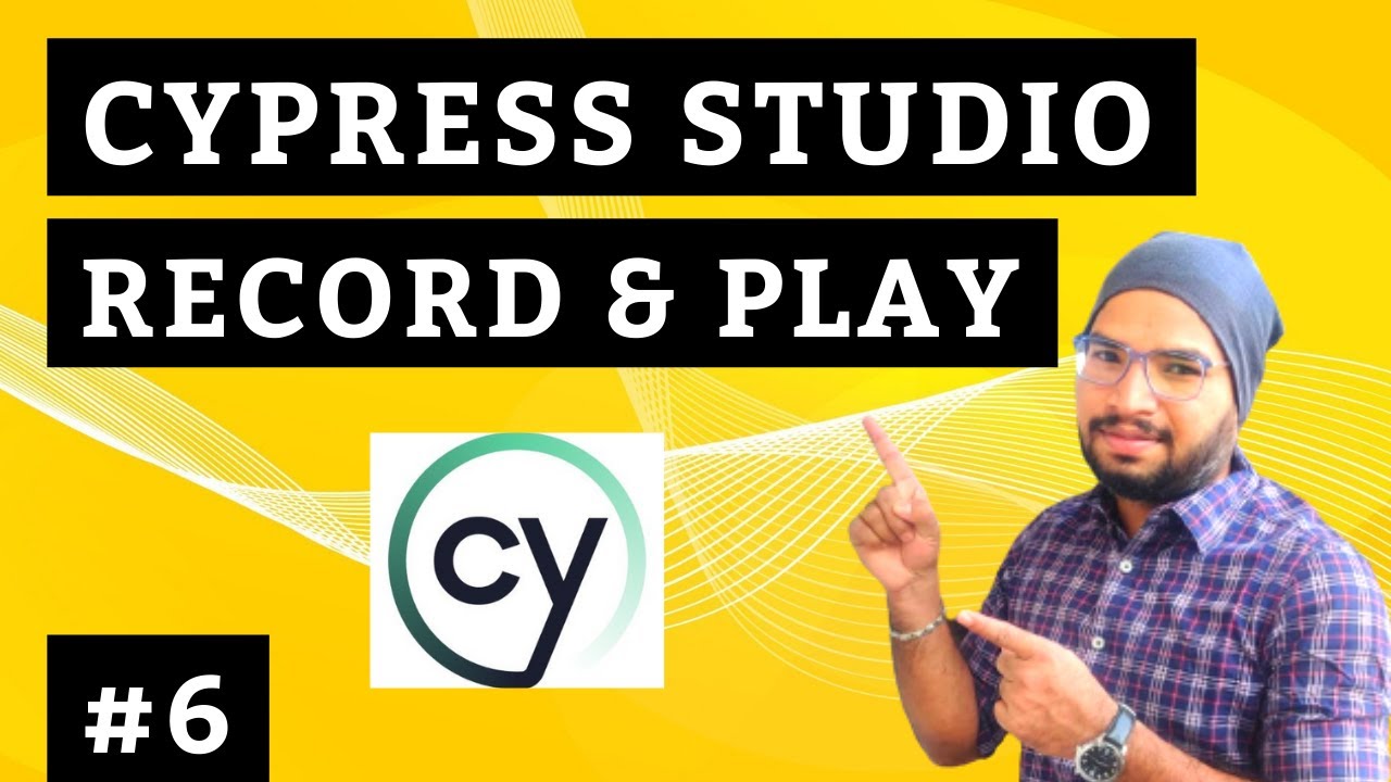 Cypress #6 Cypress Studio — Тест записи и воспроизведения