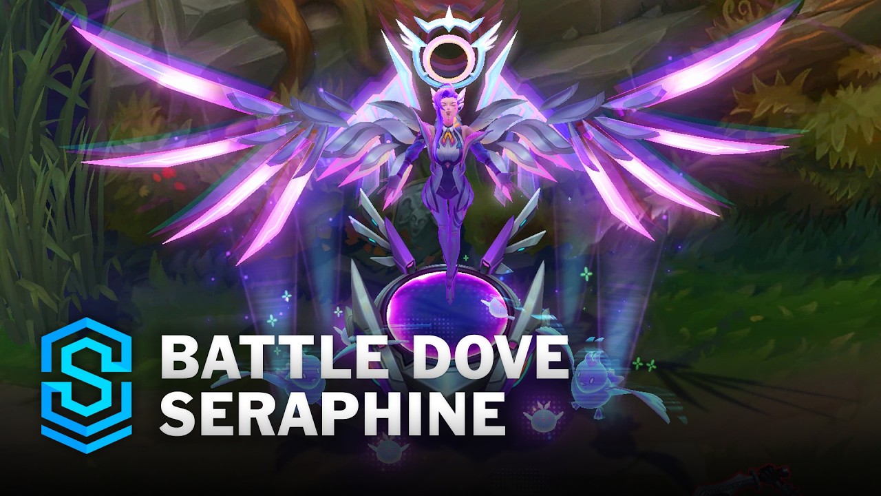 Battle Dove Seraphine Skin Spotlight - Pre-Release - PBE Preview - League of Legends