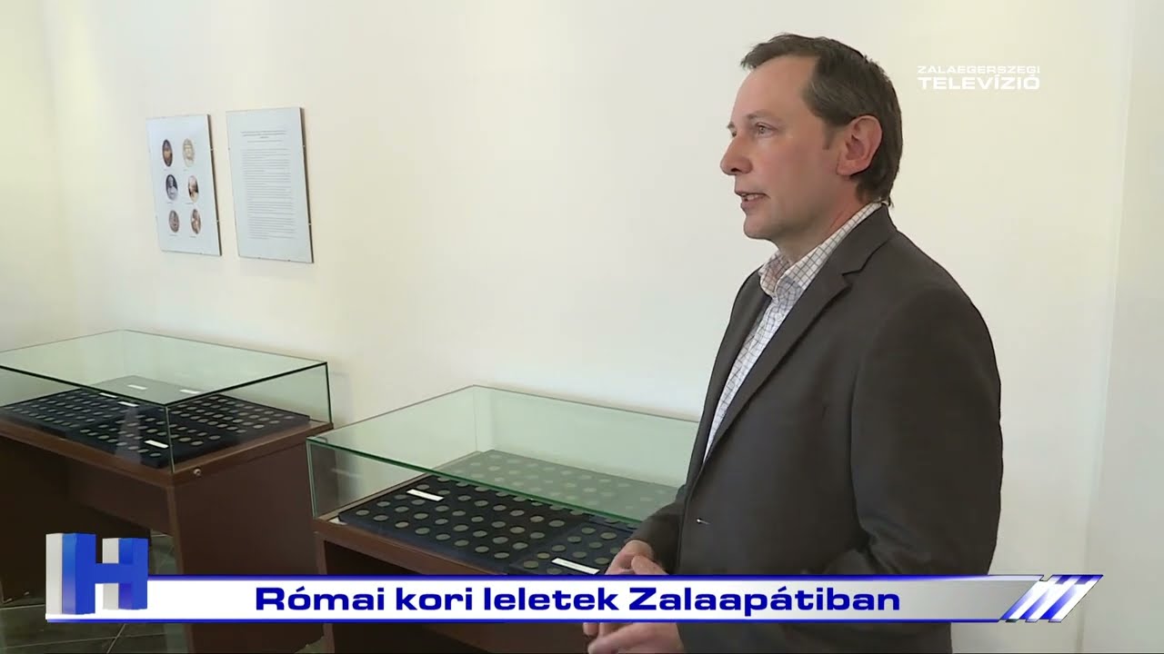 Római kori leletek Zalaapátiban – ZTV Híradó 2022-04-05