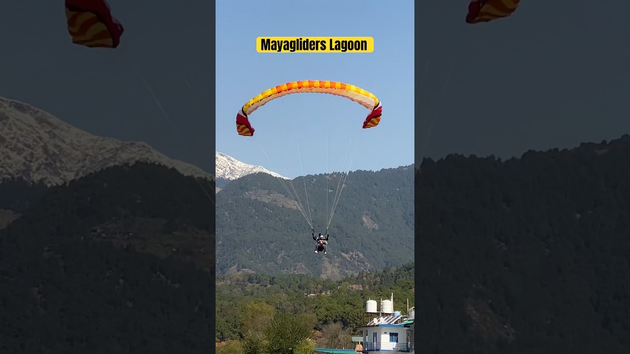 Mayagliders Lagoon 🪂 #youtube #paragliding #youtubeshorts #shorts #himachal #india