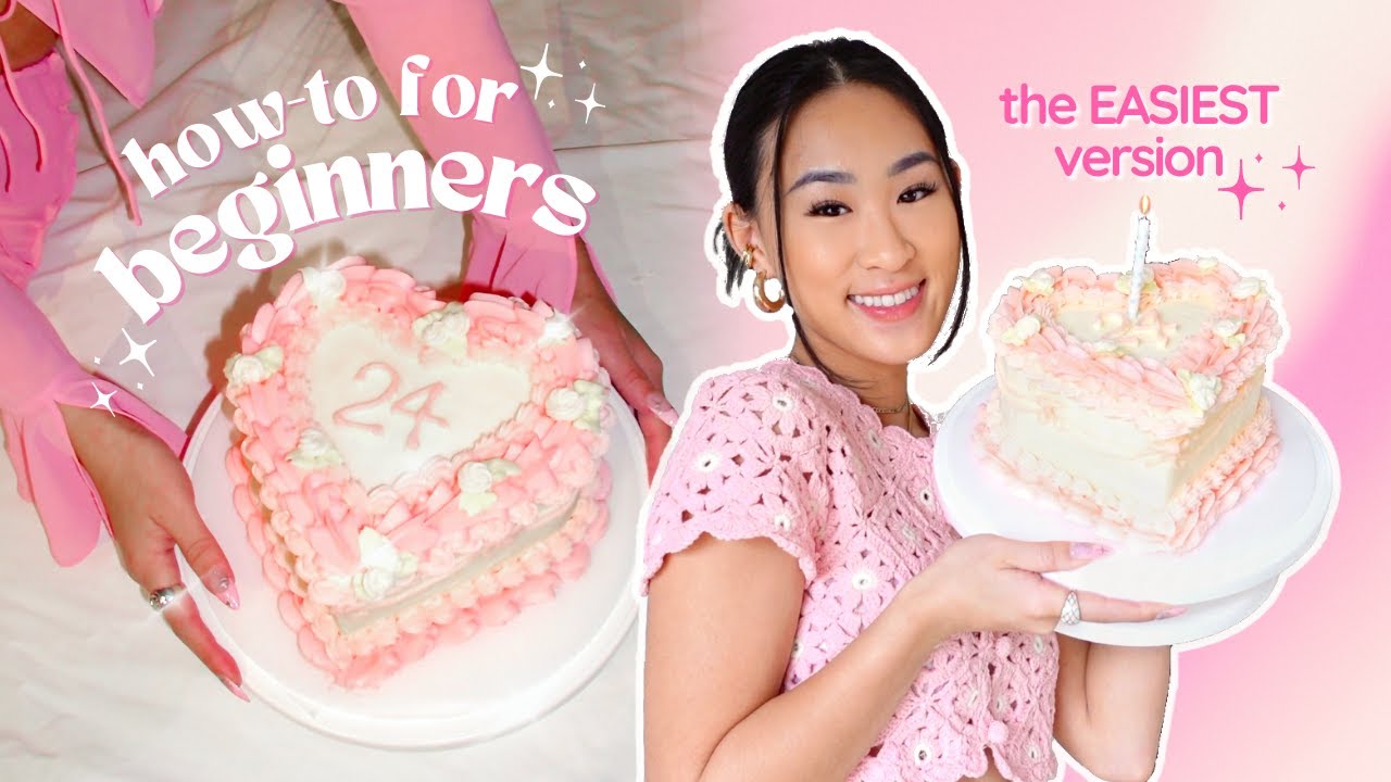HOW TO MAKE THE VIRAL PINTEREST HEART CAKE