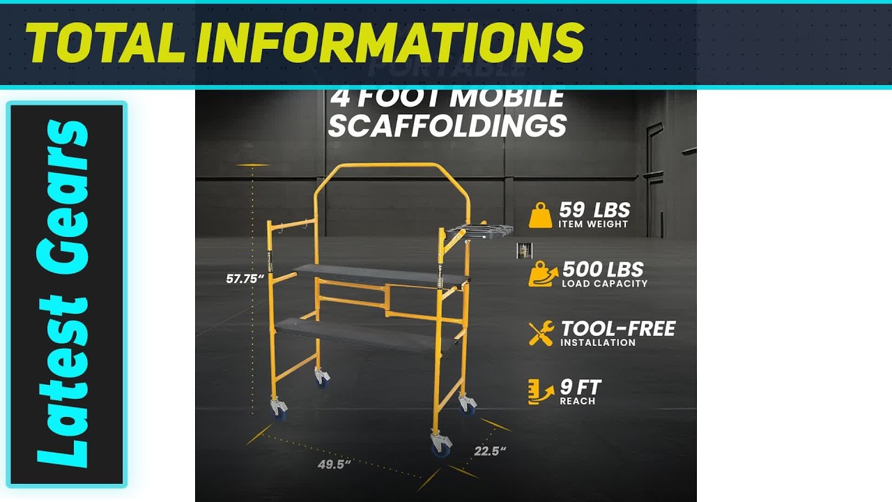 MetalTech 4 Ft Scaffolding: Your DIY Game Changer!