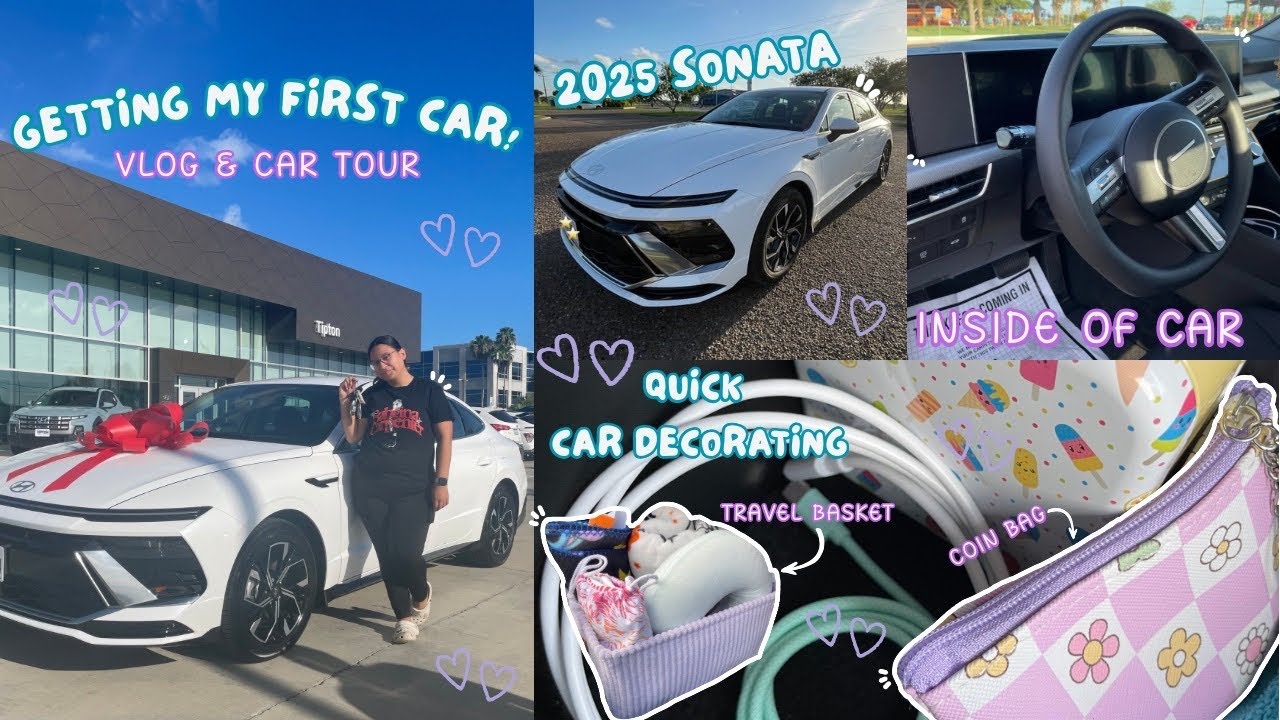 Getting my first car & *New* car tour! *little decorating*￼