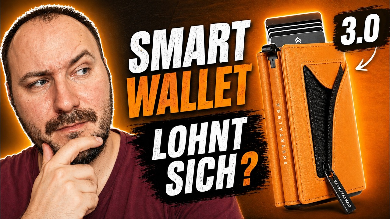Essentialbag - Smart Wallet 3.0 - Mein ausführlicher Test! (Review) in der Video Beschreibung