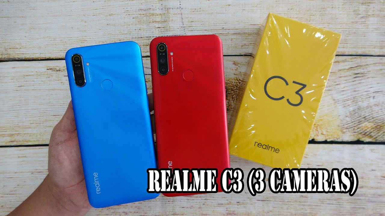 Realme C3 triple cameras unboxing, camera, fingerprint, antutu benchmark