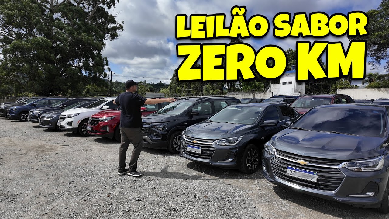 LEILÃO DA CHEVROLET - SABER ZERO KM!