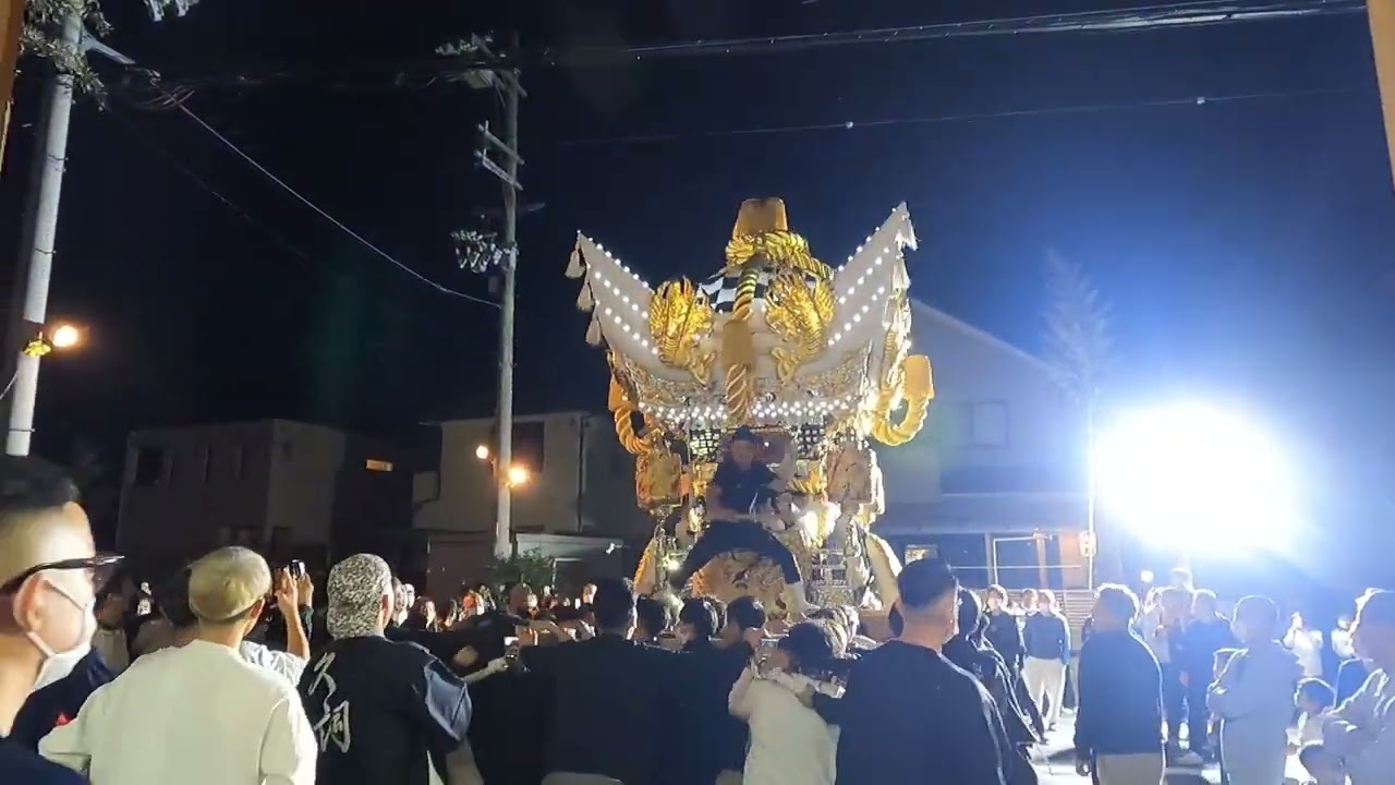 2022年　10/12　前夜祭　声合わせ　曽根天満宮秋祭り　北之町②