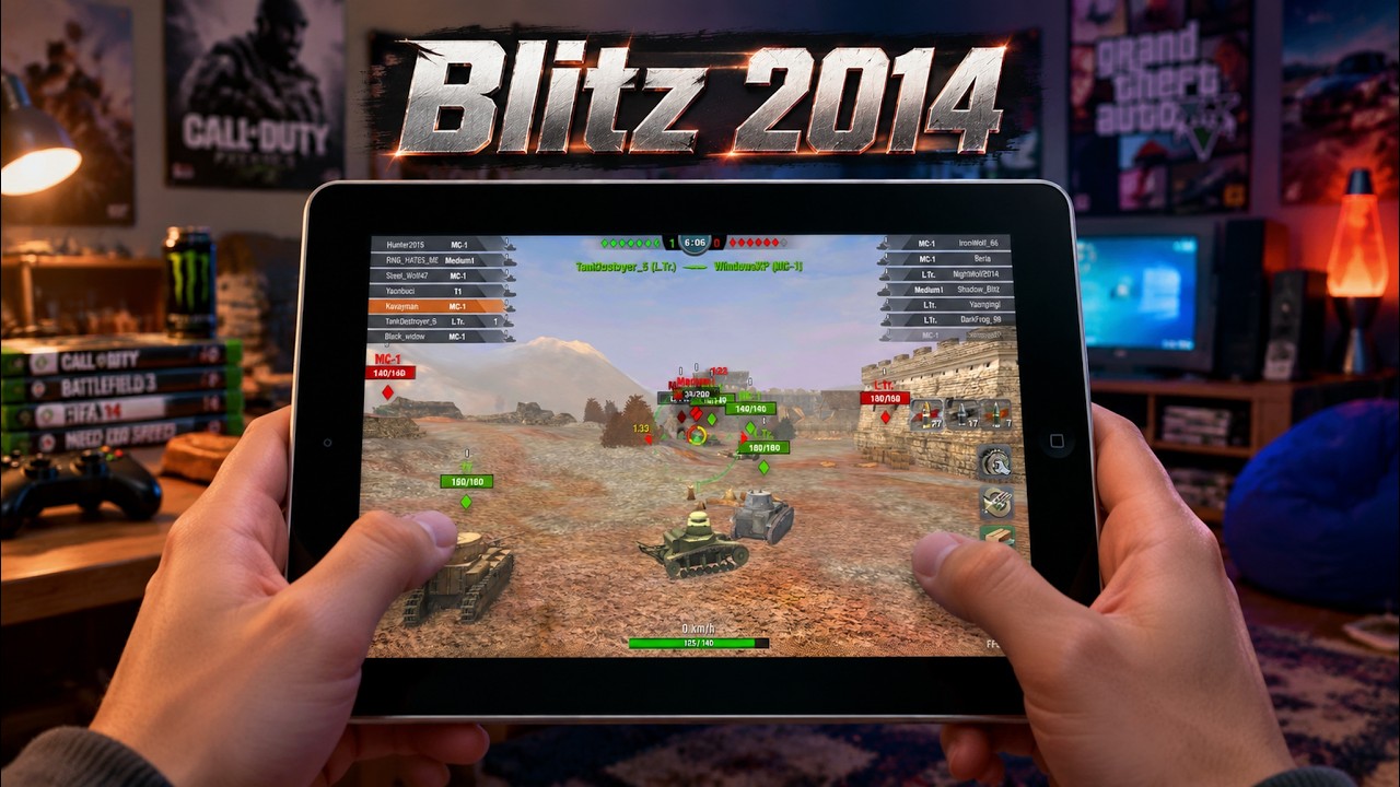 Blitz 2014 - 😱 Вернулся в старые танки и этой кайф!