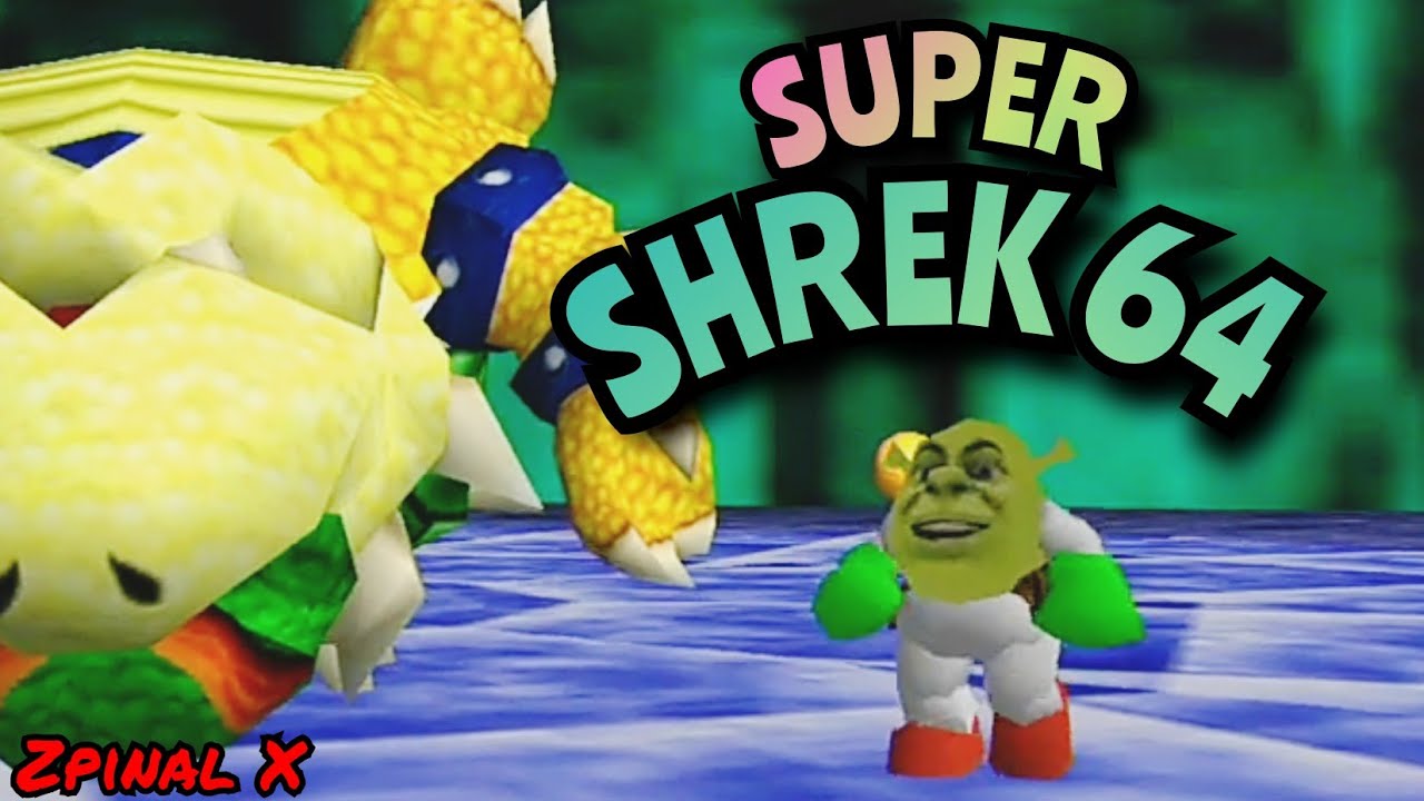 SUPER SHREK 64 - SUPER MARIO 64 ROMHACK