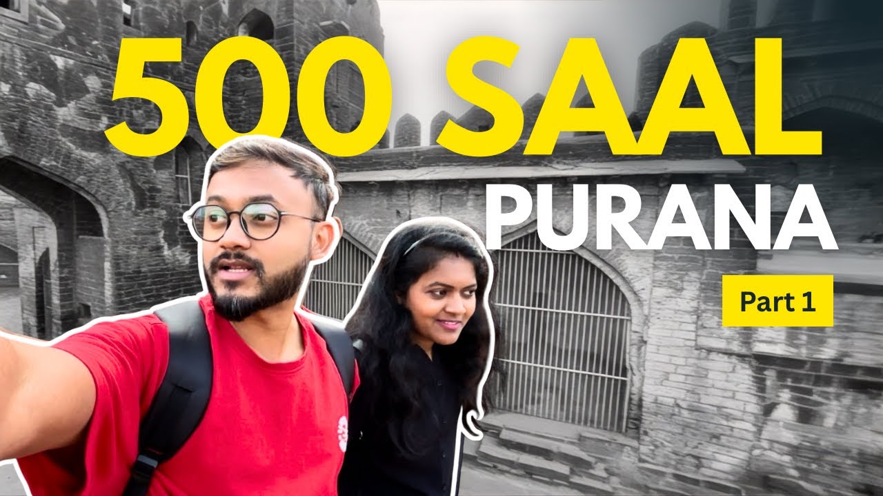 India ke Sabse Underrated Fort ke Andar 😍 | Bidar Fort Travel Vlog | Atul and Sau
