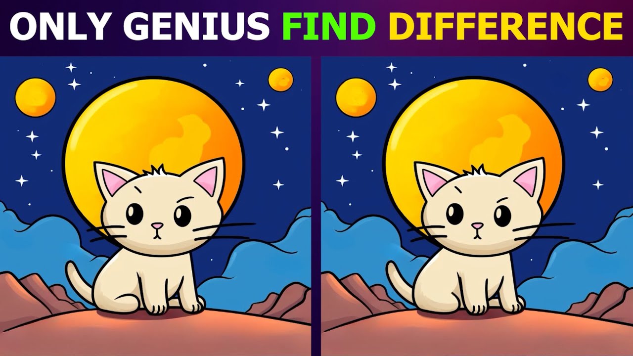 Spot The Difference : Only Genius Find Differences (Find The Difference #65)