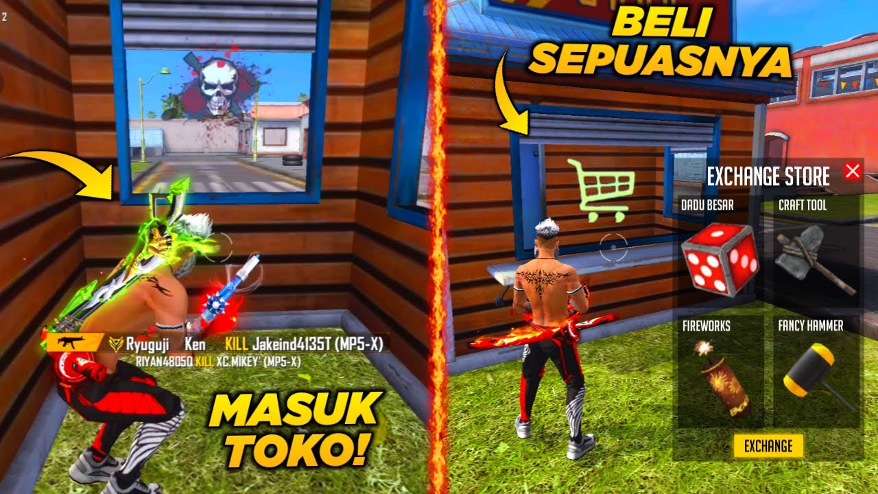 TOP 5 TRIK DAN BUG TERBARU DI FREE FIRE - Shop Di Combat Zone!!