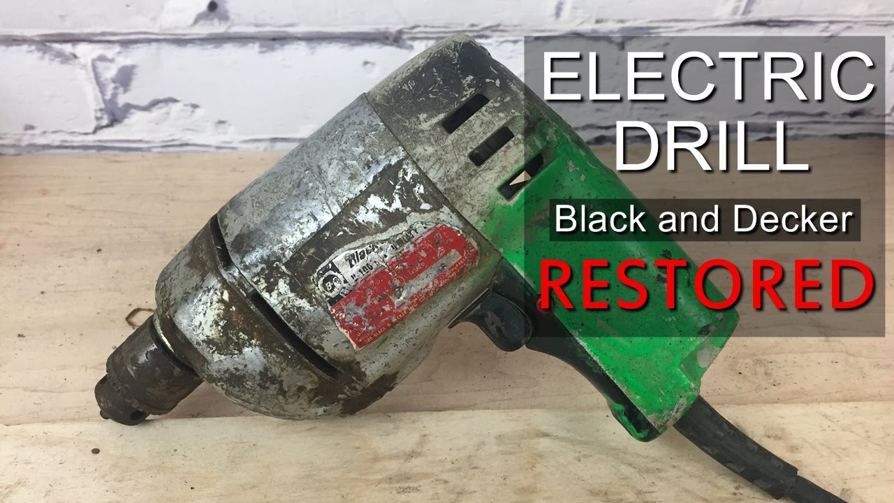 Electric Drill Restoration | Worn Out Black and Decker Drill Restoration
