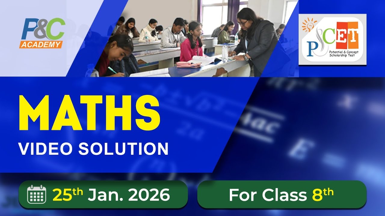 PCET_Maths_Class VIII_25th January 2026