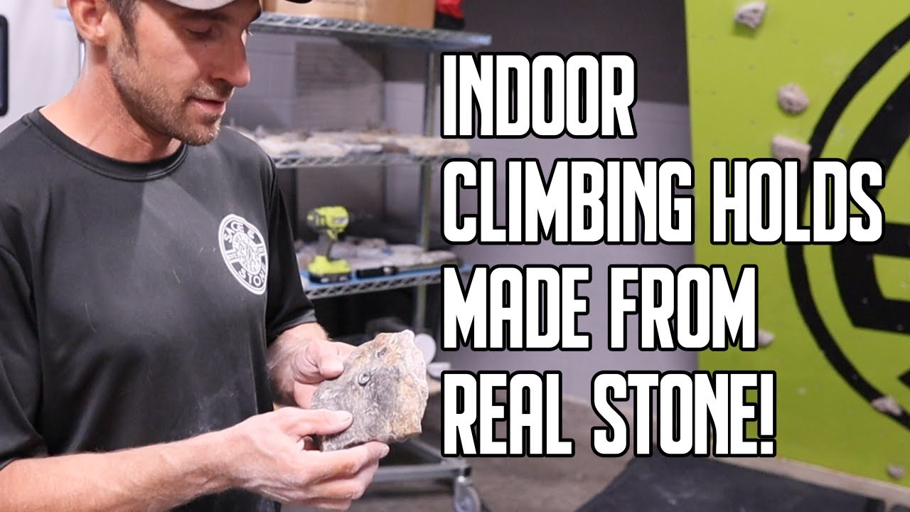 Climbing Holds made from ACTUAL ROCK! A visit to Real Stone Holds in New England!