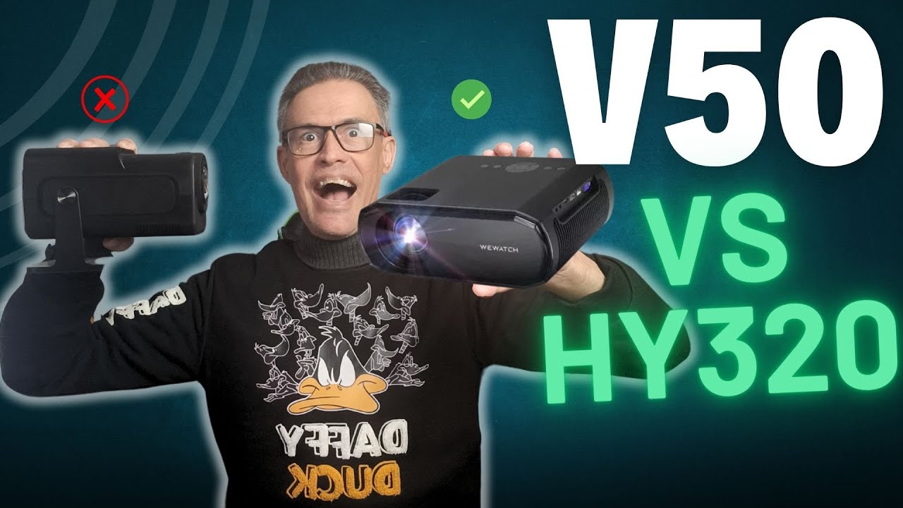 Hy320 vs wewatch V50, qual o melhor projetor custo benefício?