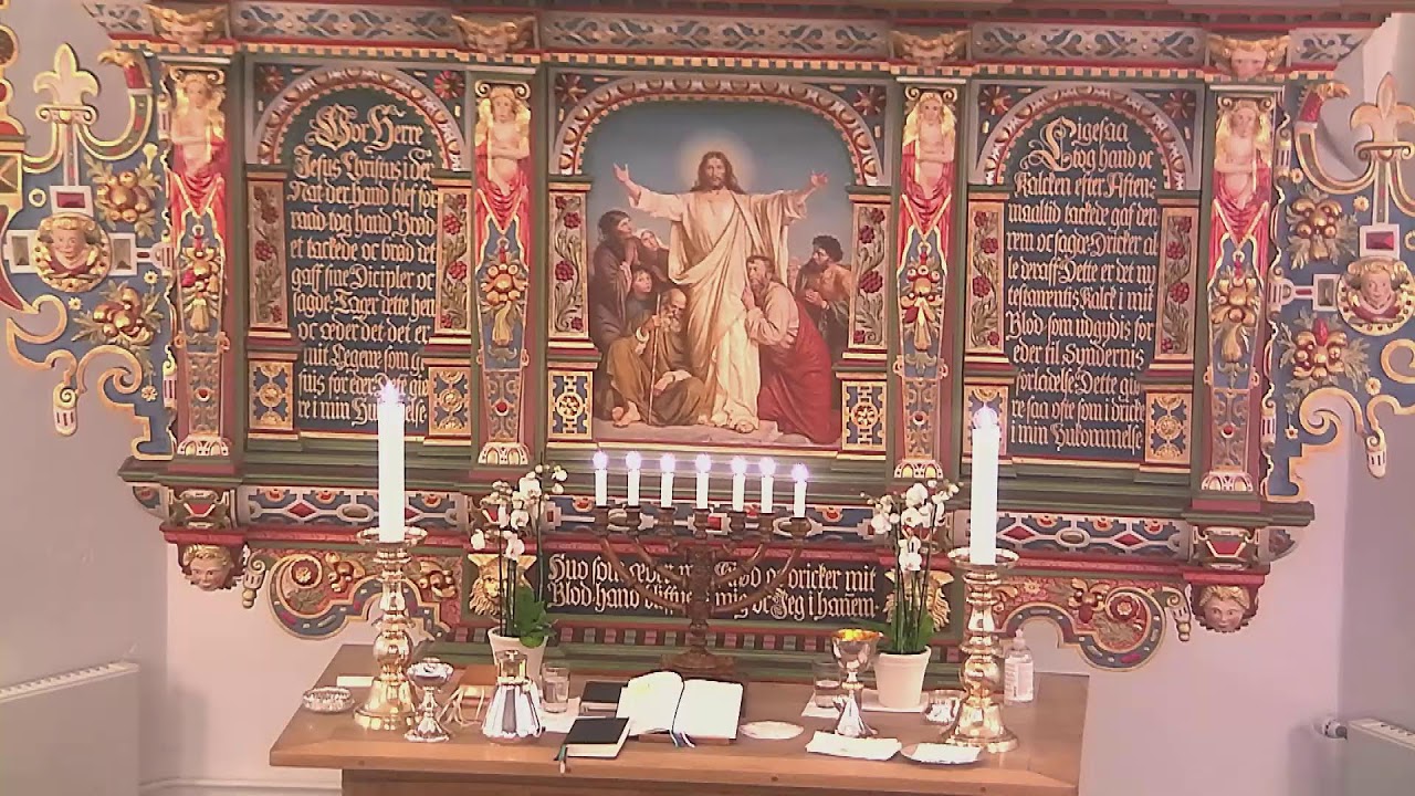 Skjern Kirke - Højmesse m. indsættelse af Sofie Hauch kl. 10.30 v. Poul Ivan Madsen og Sofie Hauch.