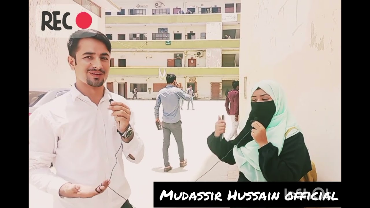 interview of students of federal urdu university of Karachi.