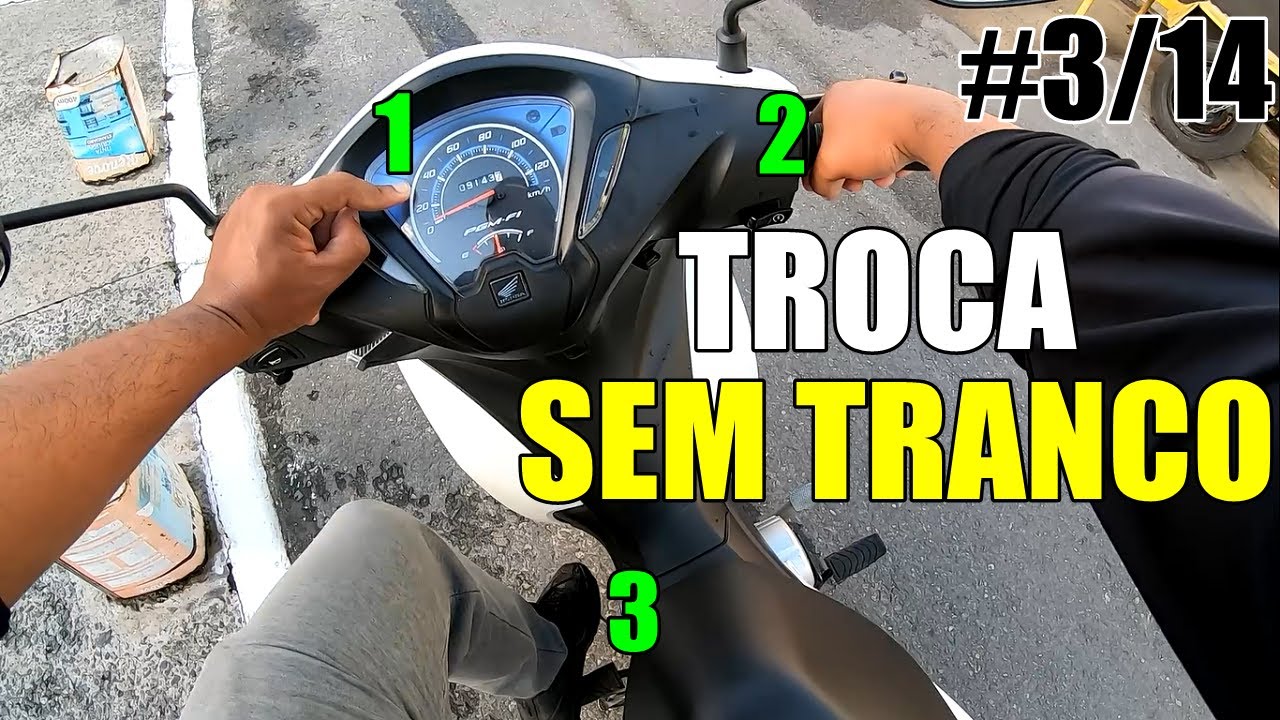 COMO TROCAR A MARCHA DA HONDA BIZ SEM DA TRANCO