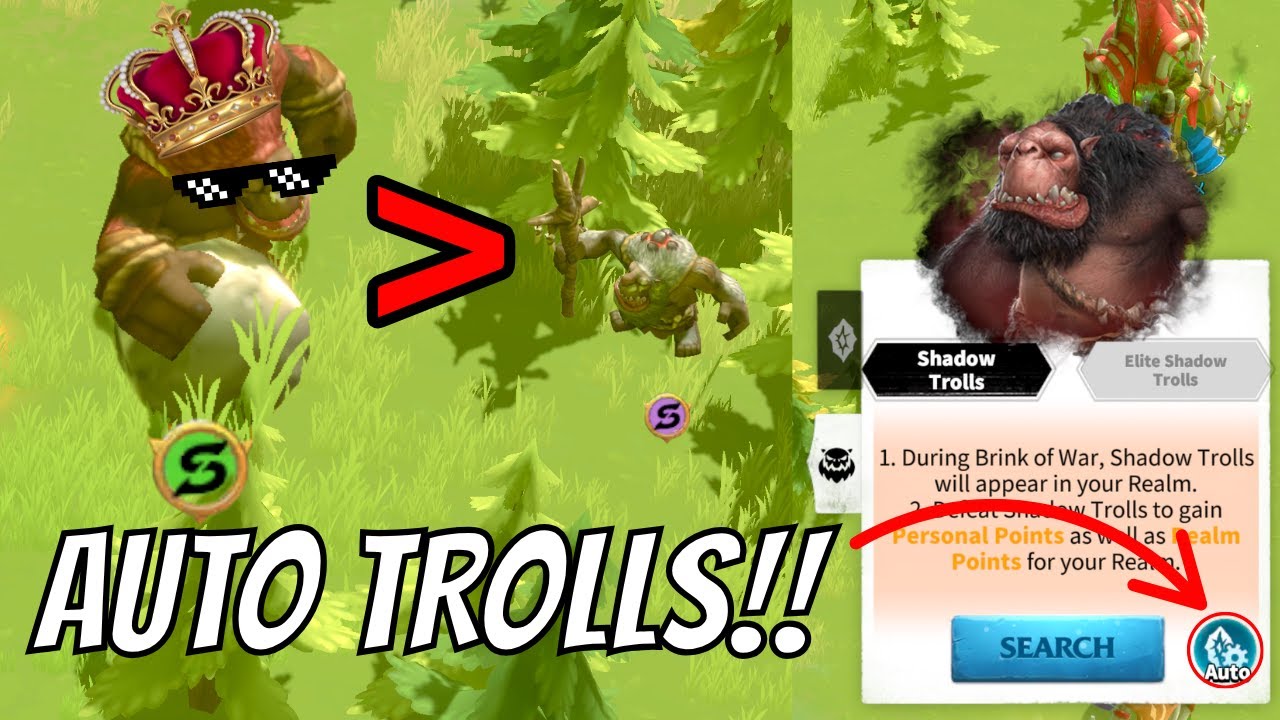Trolls are better than rallies now Brink of War | CALL OF DRAGONS