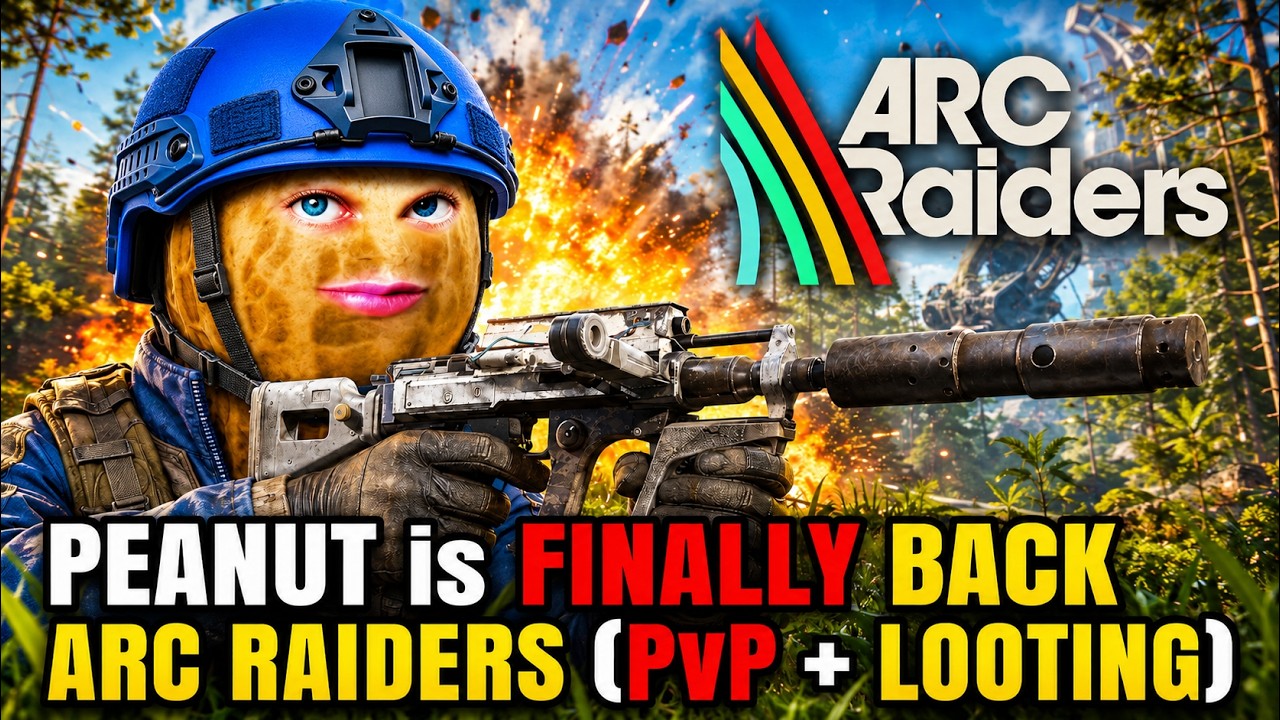 PEANUT is FINNALY BACK on ARC RAIDERS PvP + Looting ARC RAIDERS GAMEPLAY